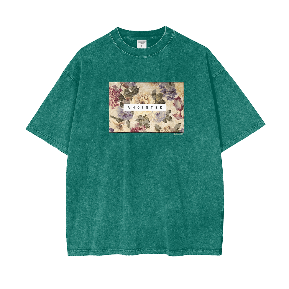 Thumbnail: "ANOINTED" Oversize Snow Washed T-Shirt