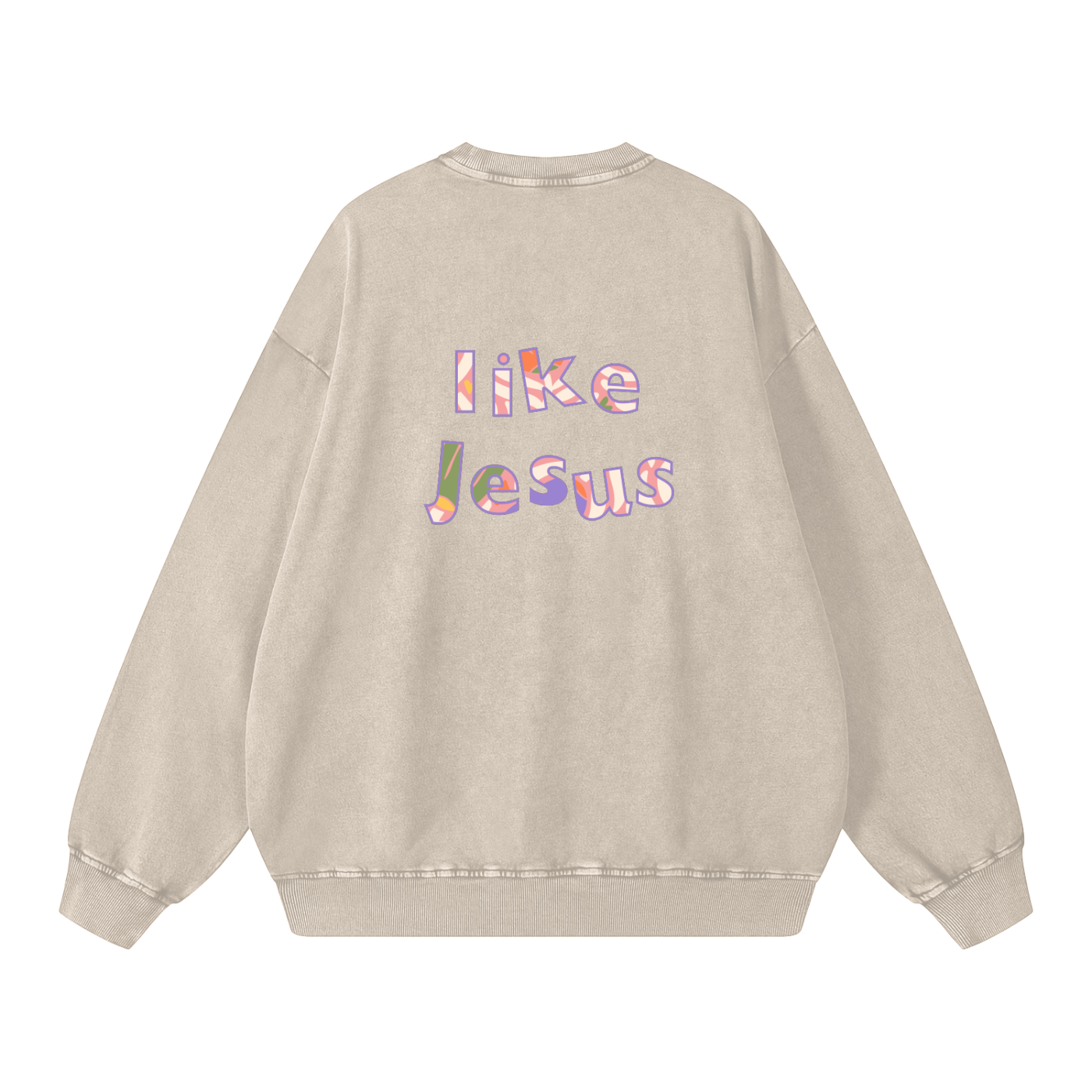 “NOBODY CARES” Acid Wash Oversize Sweatshirt - 360 GSM