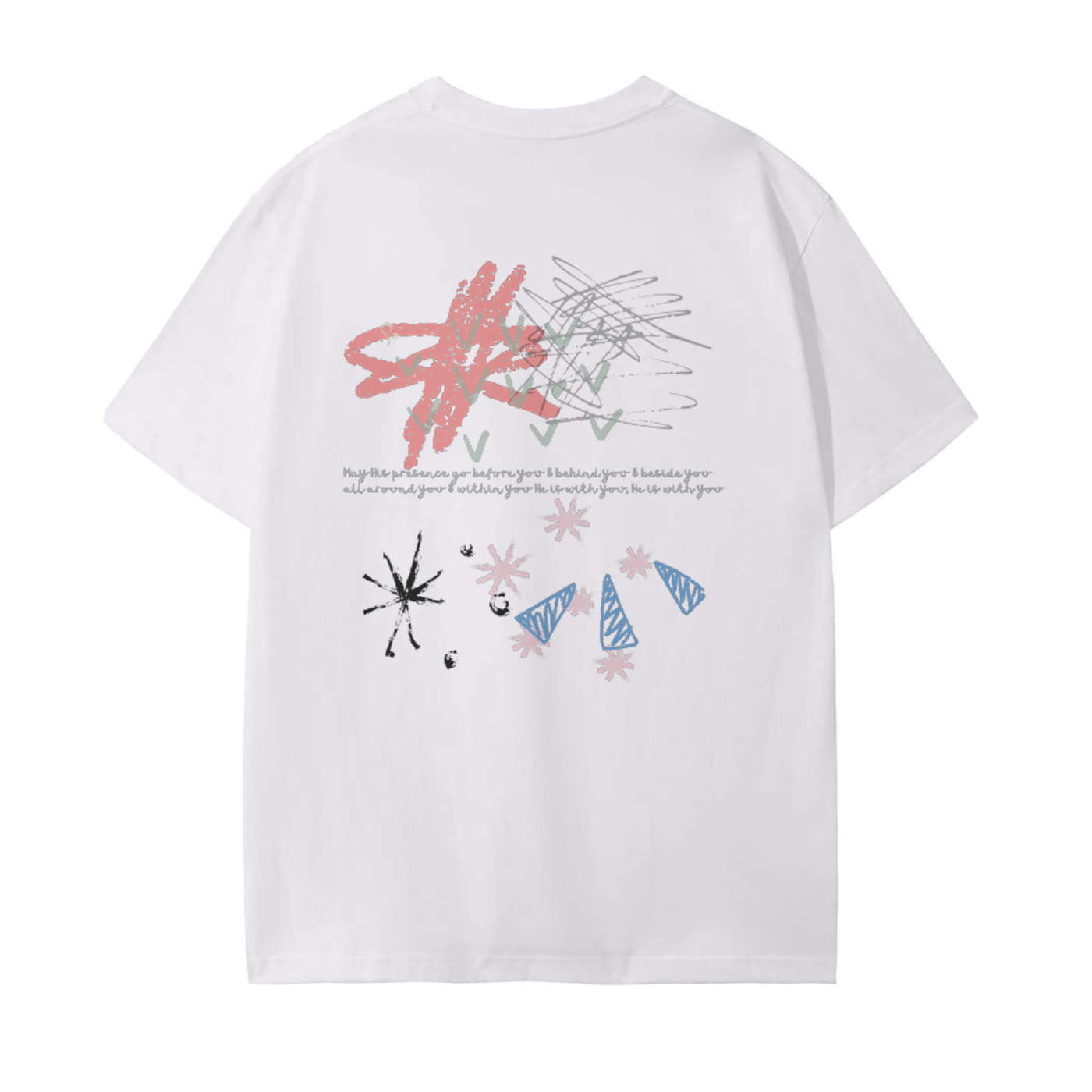 “HE IS WITH YOU” Unisex Seamless T-Shirt - 200 GSM