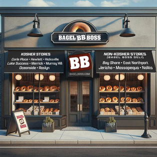 AI storefront for Bagel Boss gourmet pasties in Burbank