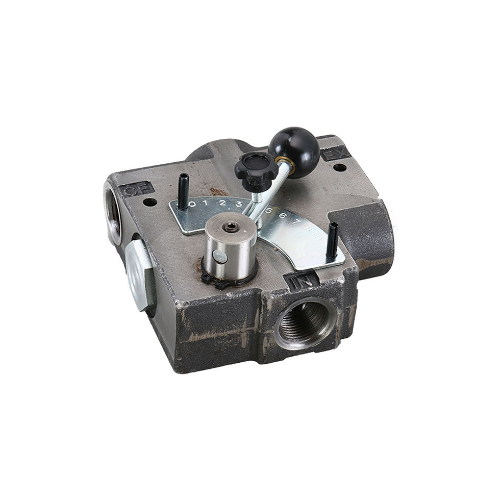 ADJUSTABLE FLOW CONTROL VALVE