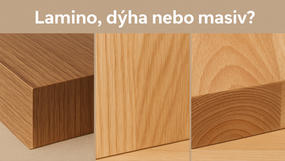 Lamino, dýha nebo masiv?