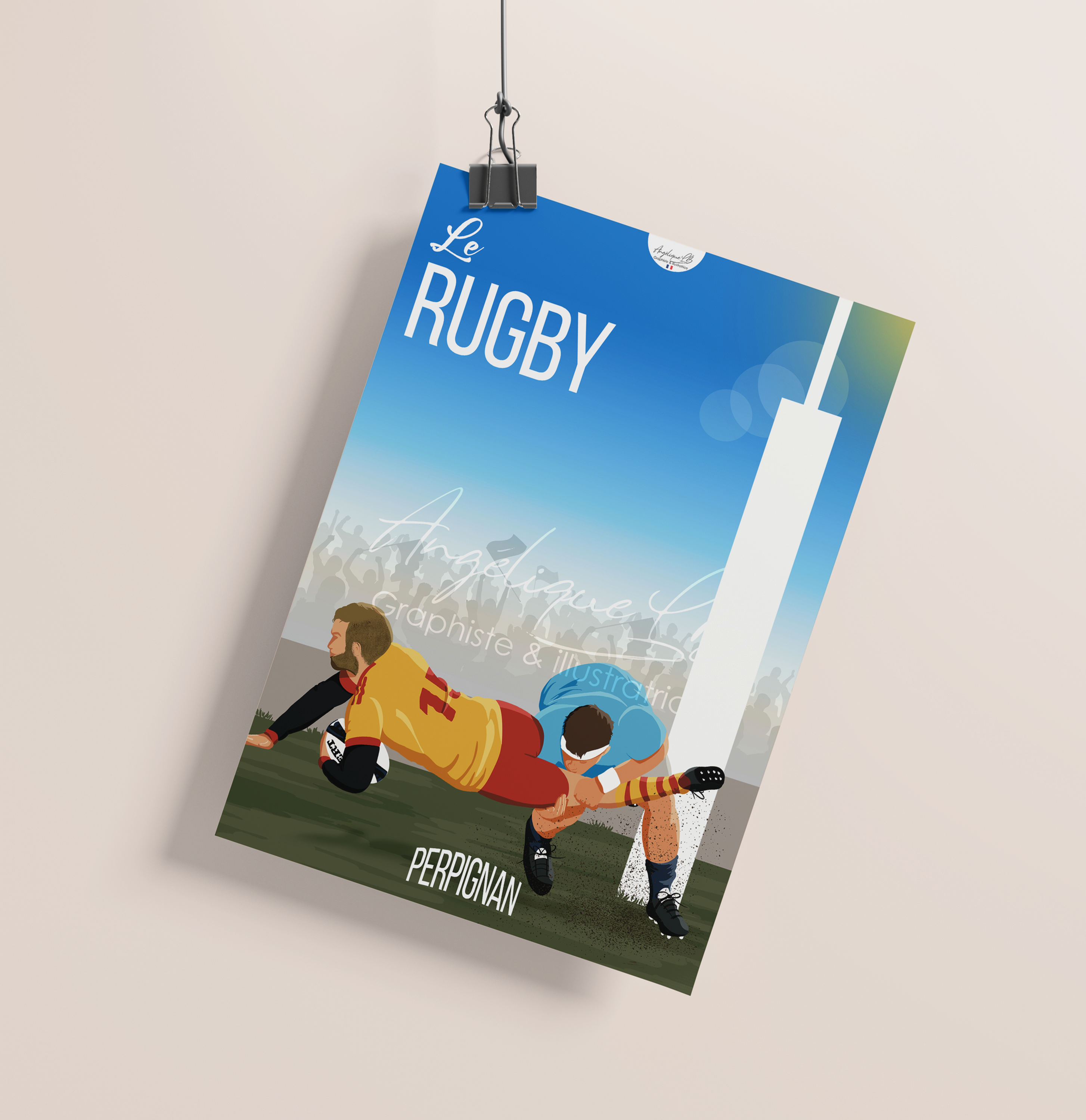 Affiche Rugby à Perpignan