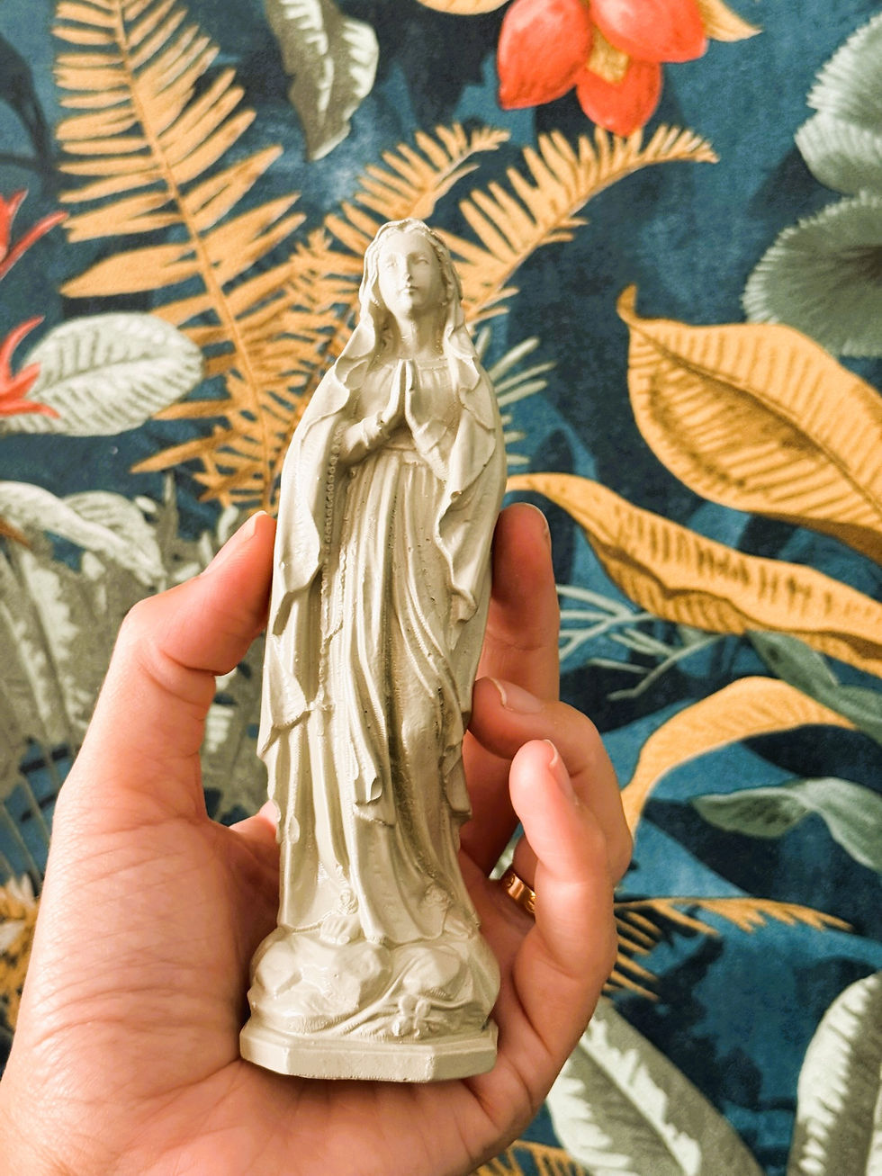 Miniature : Vierge Marie murale bleue – Bleu profond