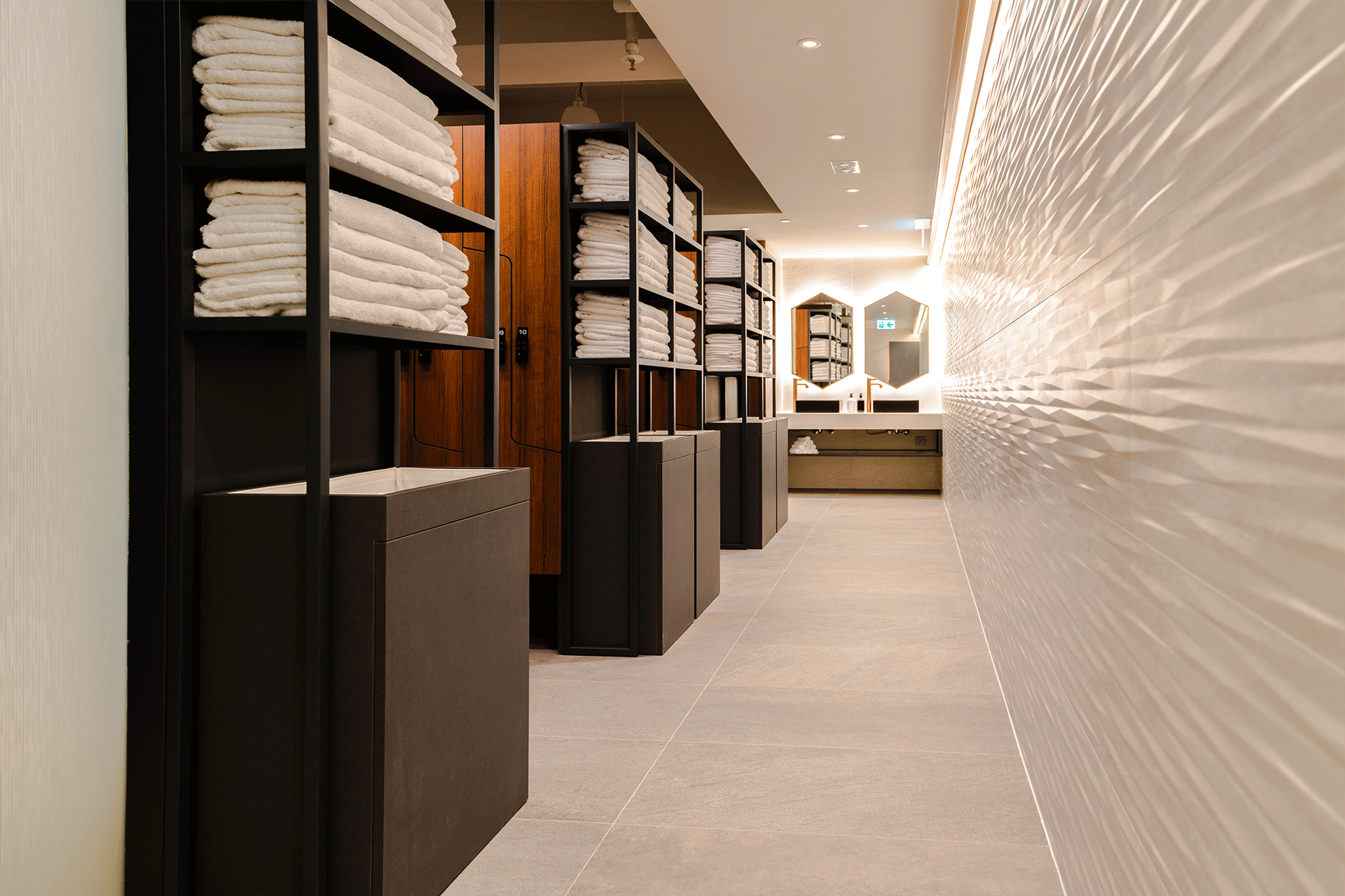 Project S Gym Foyer and Changing Room