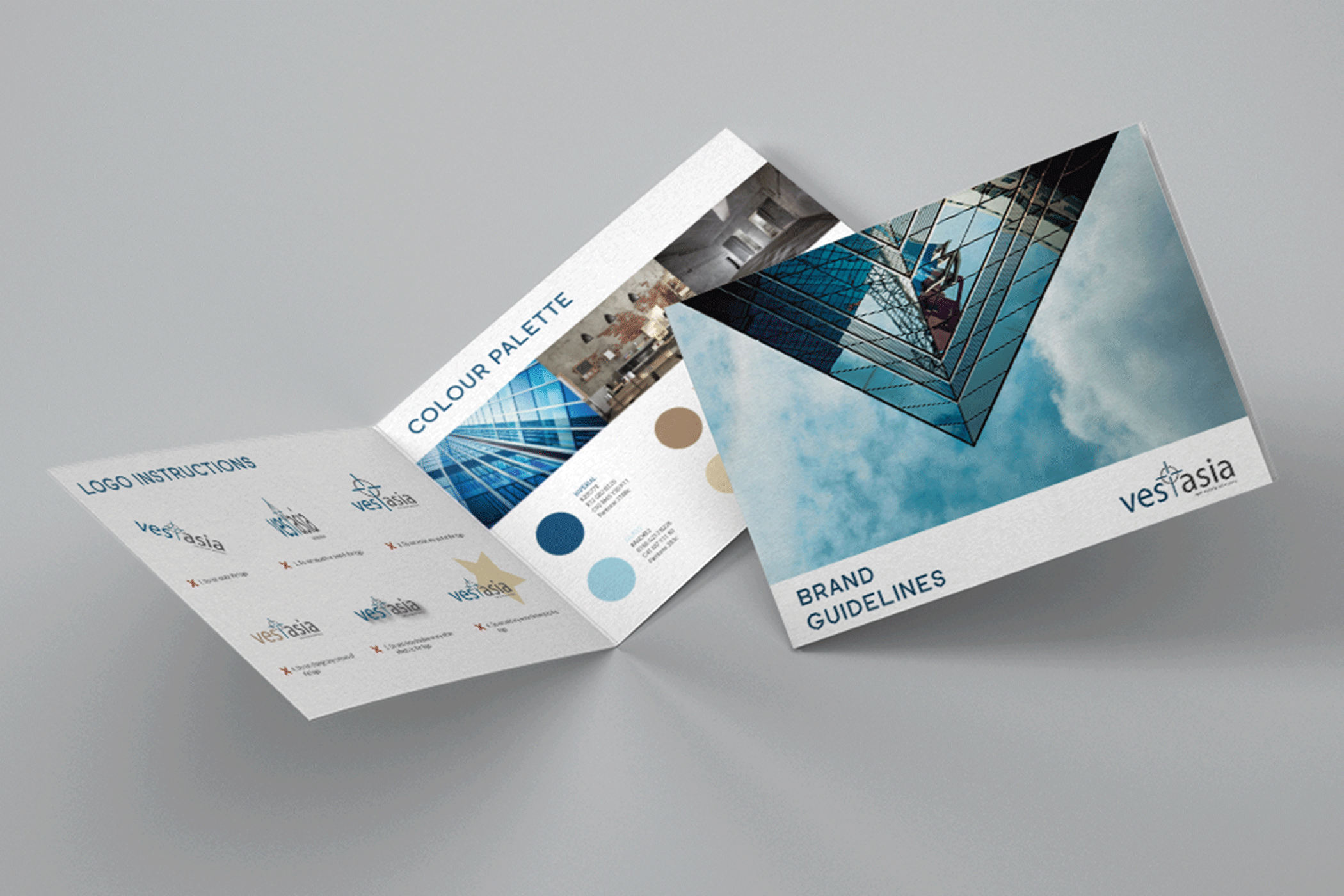 VestAsia Business Cards and Branding Guidelines