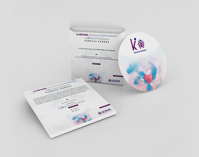 Couverture du livre audio Kobo en français La réponse est dans le comportement de Vanessa Kaboré, LEYA.
