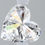 Thumbnail: IGI Certified 3.31ct Heart Color H Clarity SI2 Cut Very Good