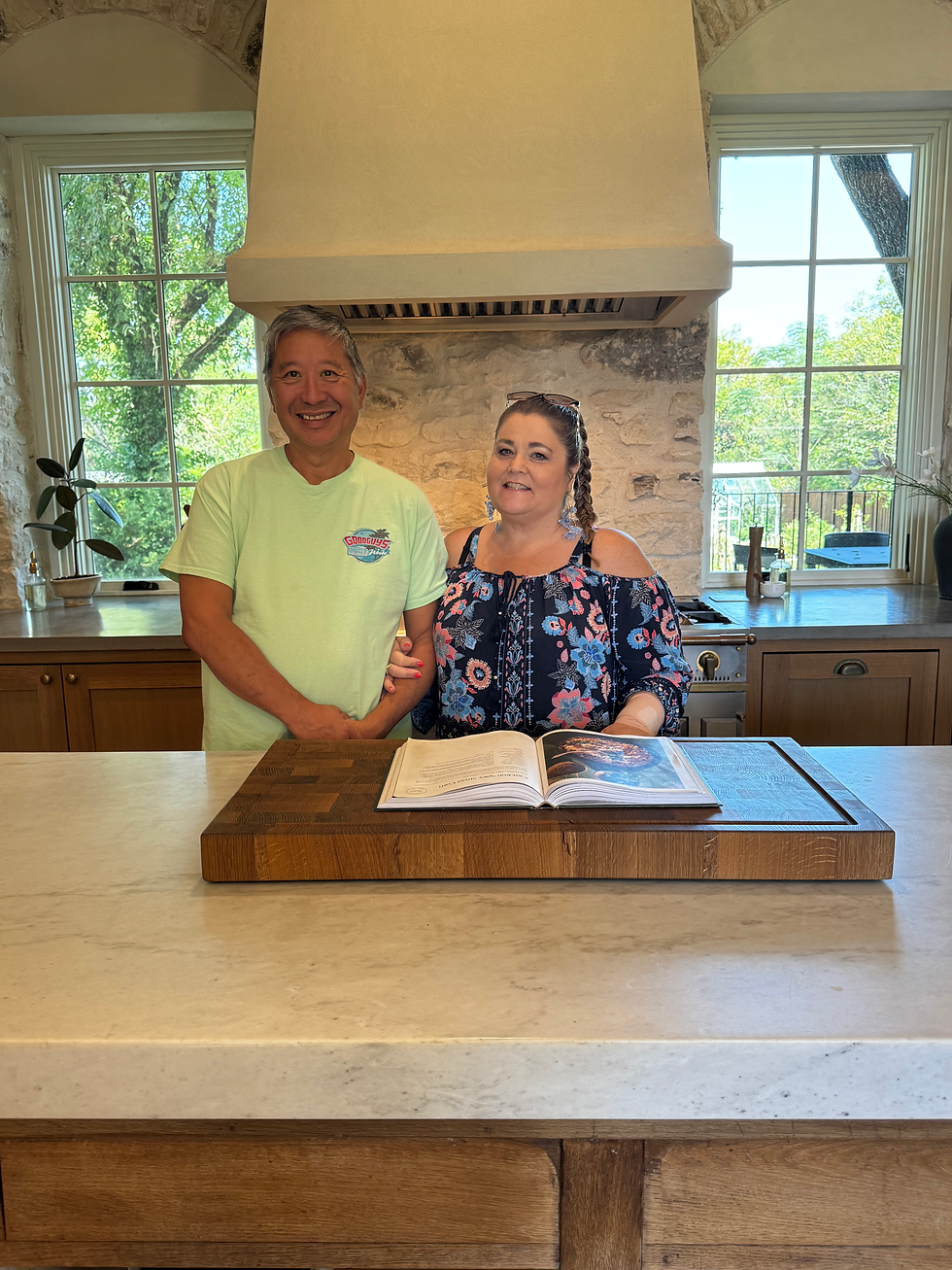 Joe and I at the tv show