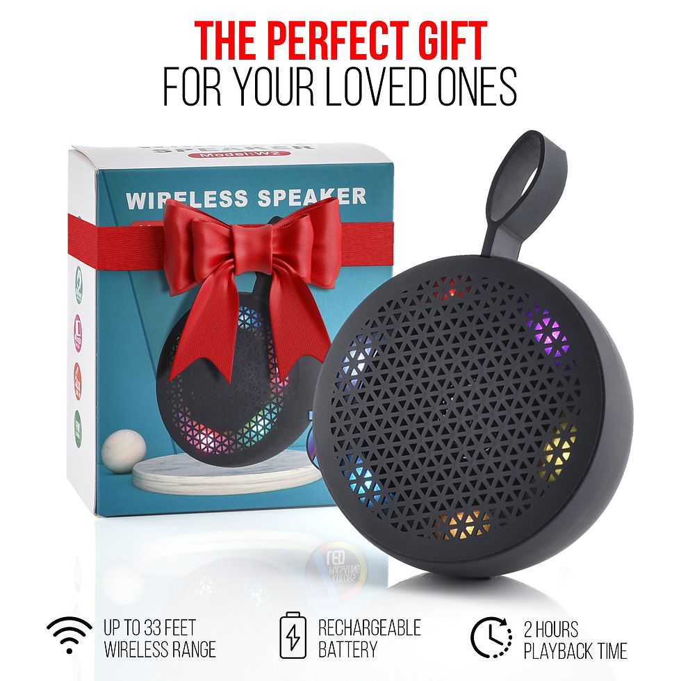 Miniatura: RISEBASS Water Resistant Bluetooth Shower Speaker, Handsfree Portable Speakerpho