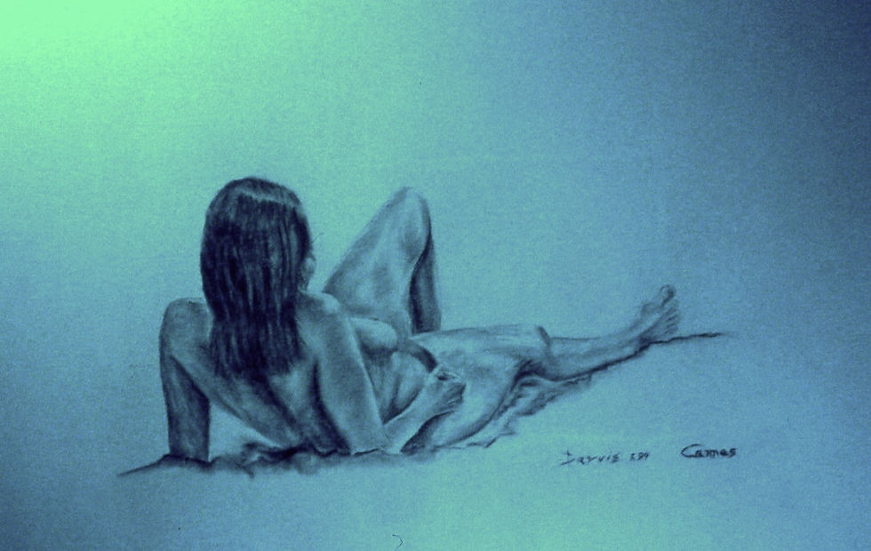 Sunbather in Cannes