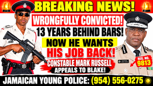 13 YEARS IN PRISON! CONVICTION OVERTURNED — CONSTABLE MARK RUSSELL APPEALS TO BLAKE