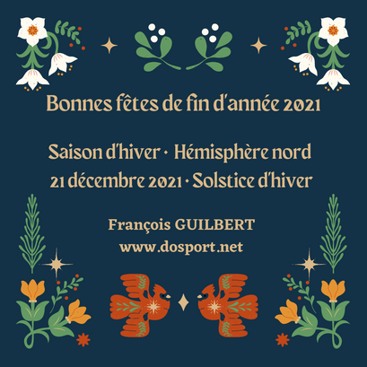 Saison d'hiver : jour de solstice du mois de décembre 2021.