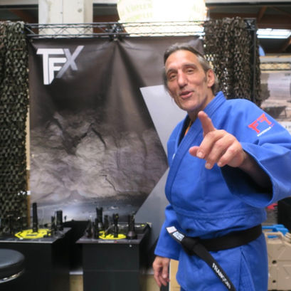 François GUILBERT au salon de la survie, de l'autonomie et du développement durable.
