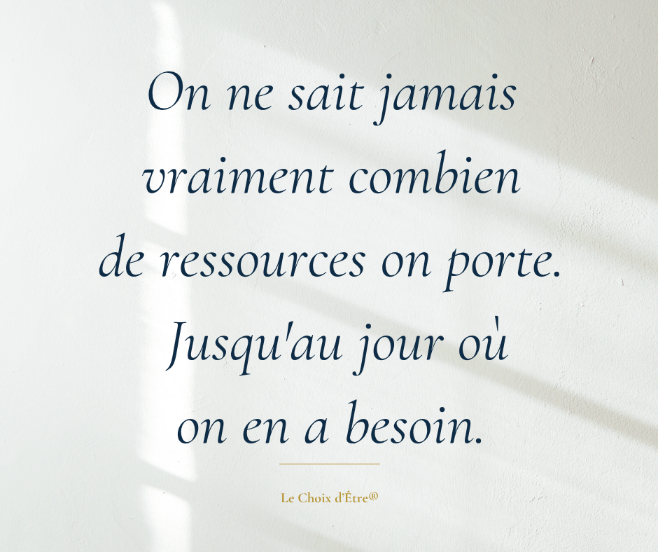 Les ressources endormies