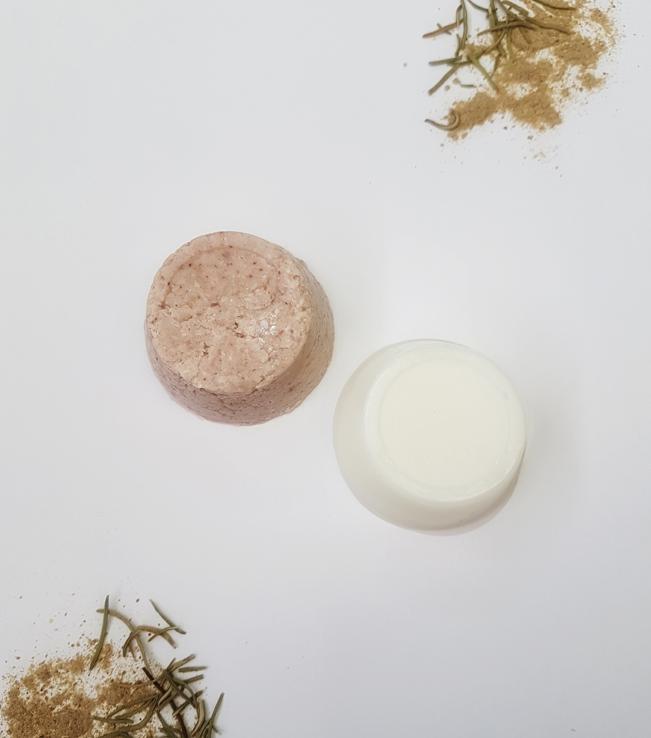 Champú y Acondicionador Sólido para Cabello Seco