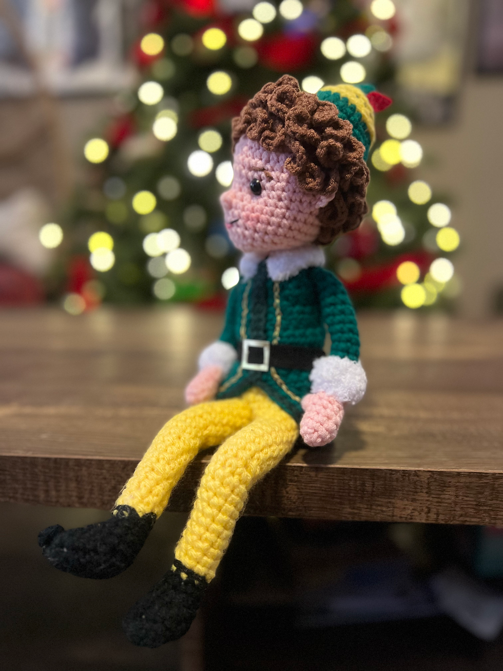 Thumbnail: Buddy the Christmas Elf Amigurumi Pattern