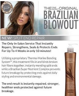 brazilian blowout split end repair
