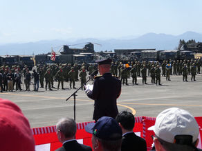 相馬原駐屯地創設67周年