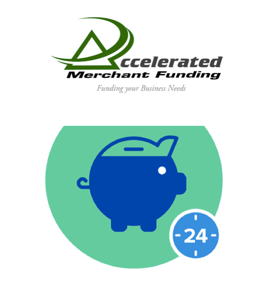 Accelerated Merchant Funding wouldn't be accelerated if we could not fund you as quick as 24 hou