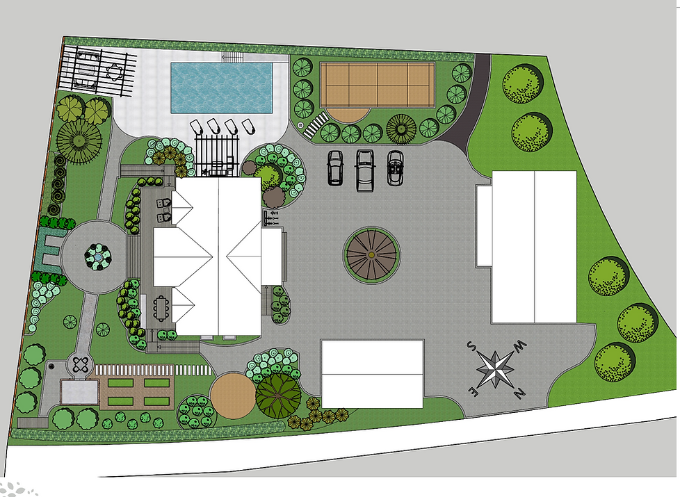 Eks på Hageplan i 2D