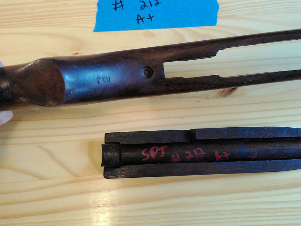 Thumbnail: USGI Walnut (light) M1 Carbine Stock A+Grade #205