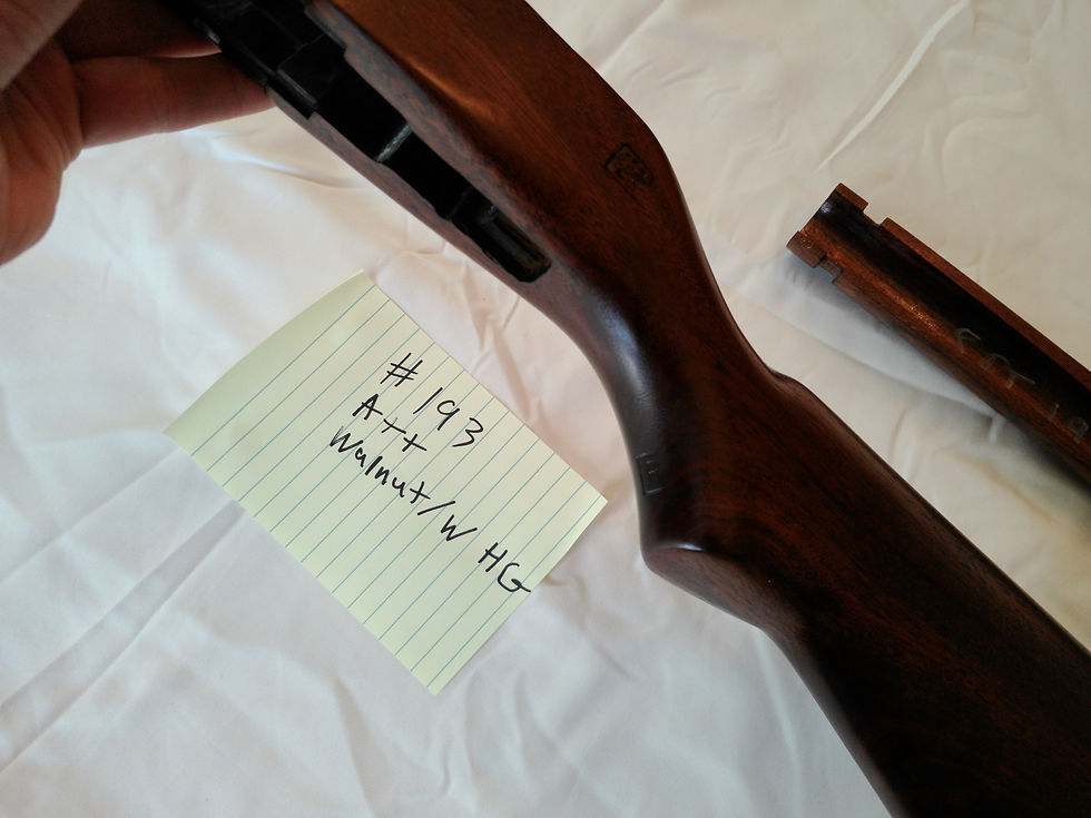 Thumbnail: Walnut USGI M14/M1A Stock with walnut handguard A++ grade. #193