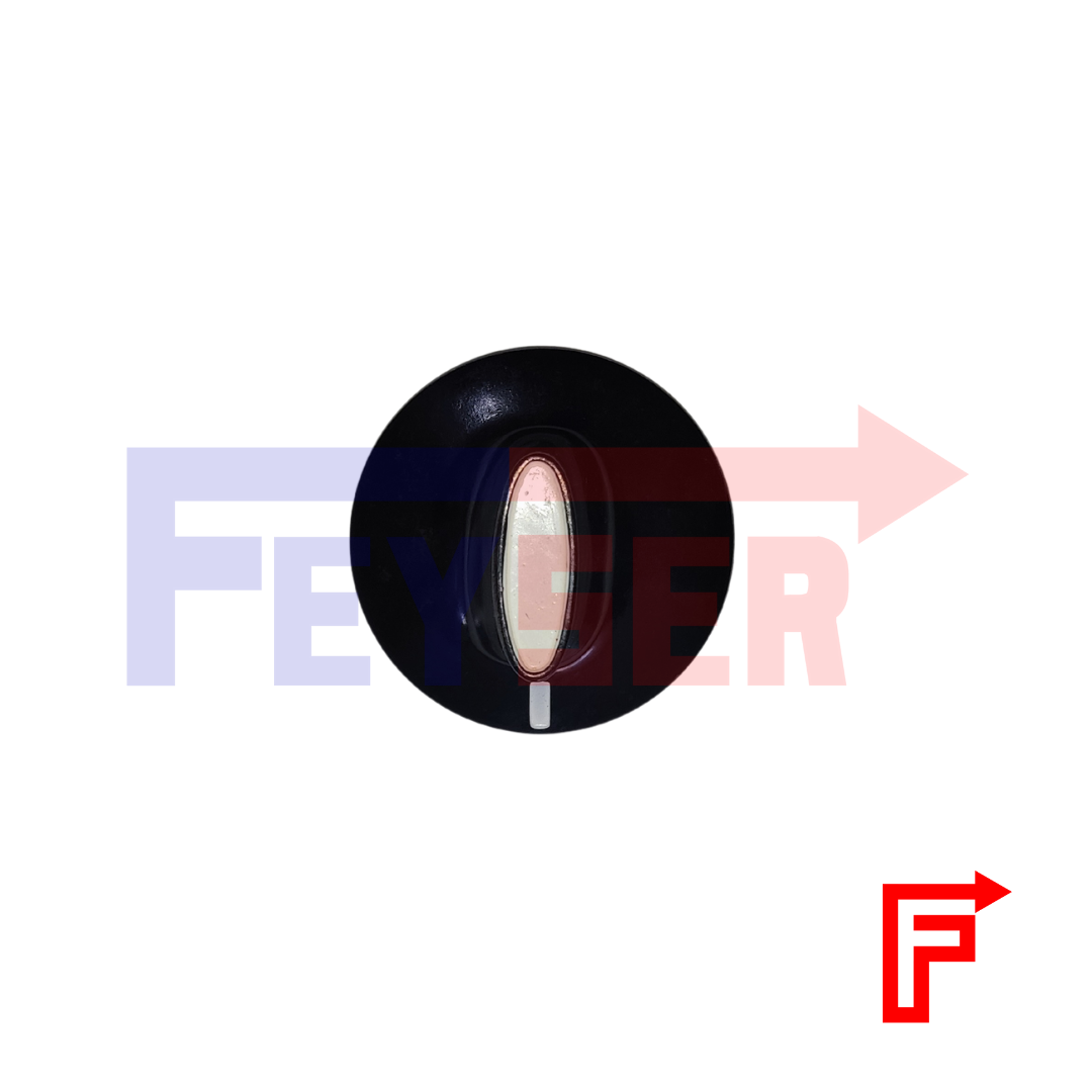 PERILLA NEGRA CON FRENTE OVALADO