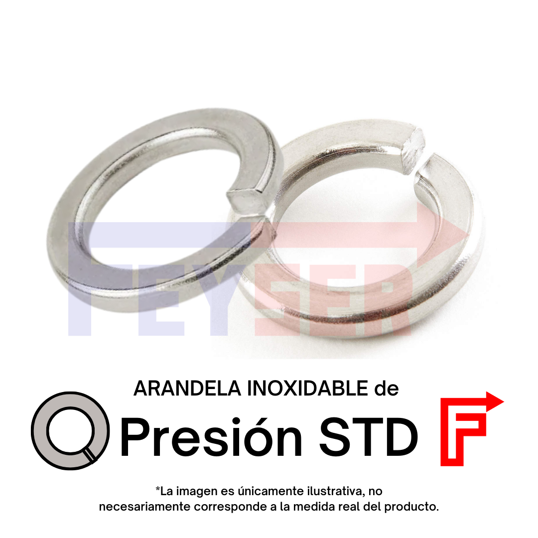 ARANDELA DE PRESIÓN INOX. STD