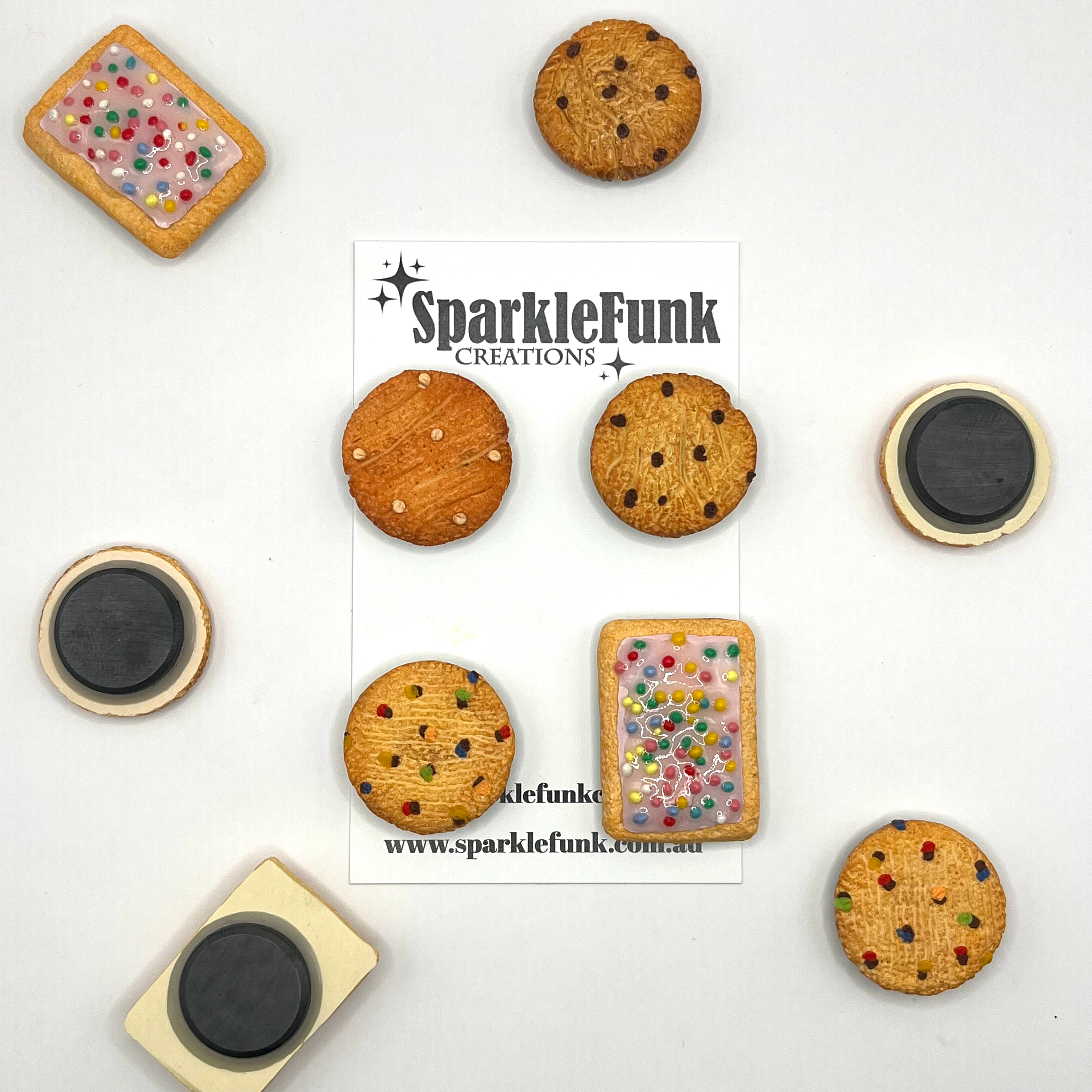 Cookies magnet set, food magnets