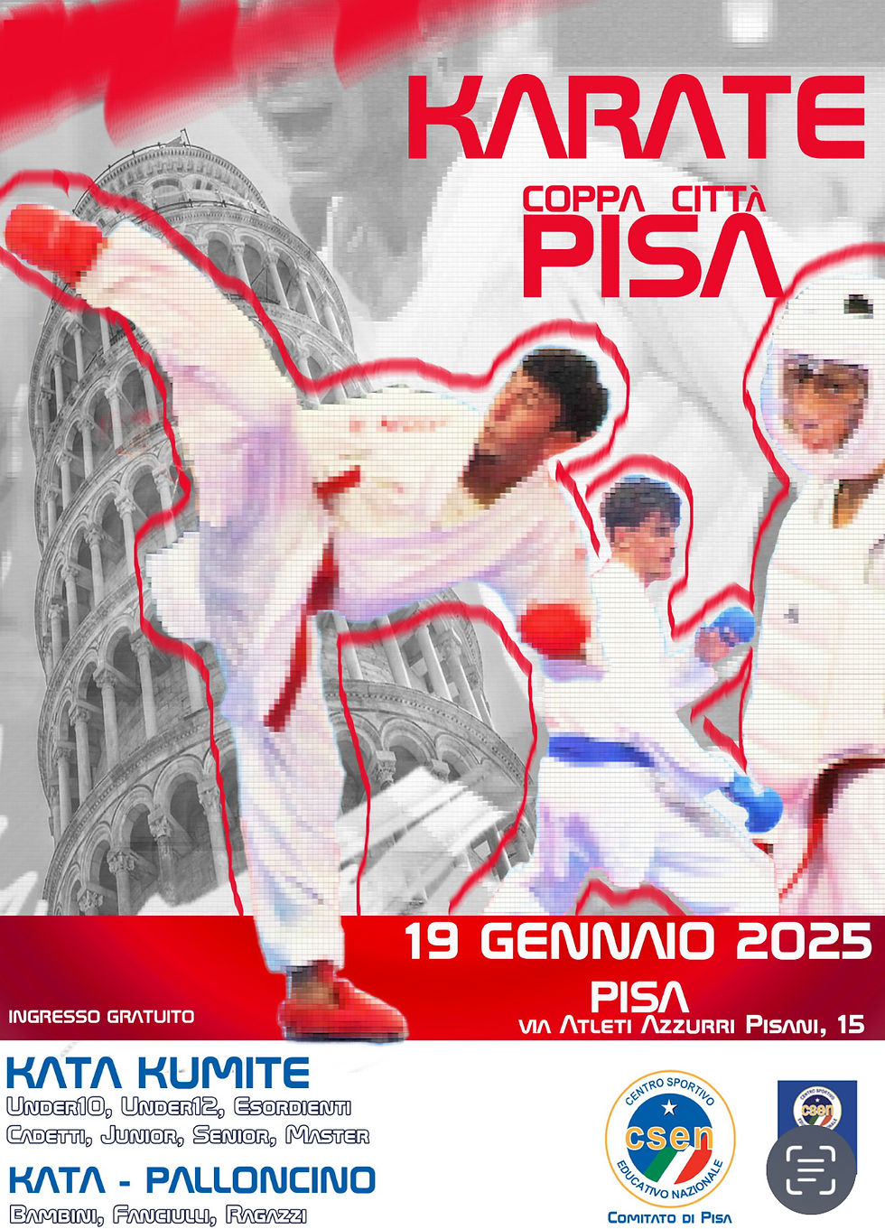 Gara coppa karate Pisa csen