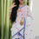Thumbnail: Pure Hand made white cotton mekhela sadorfull stichef