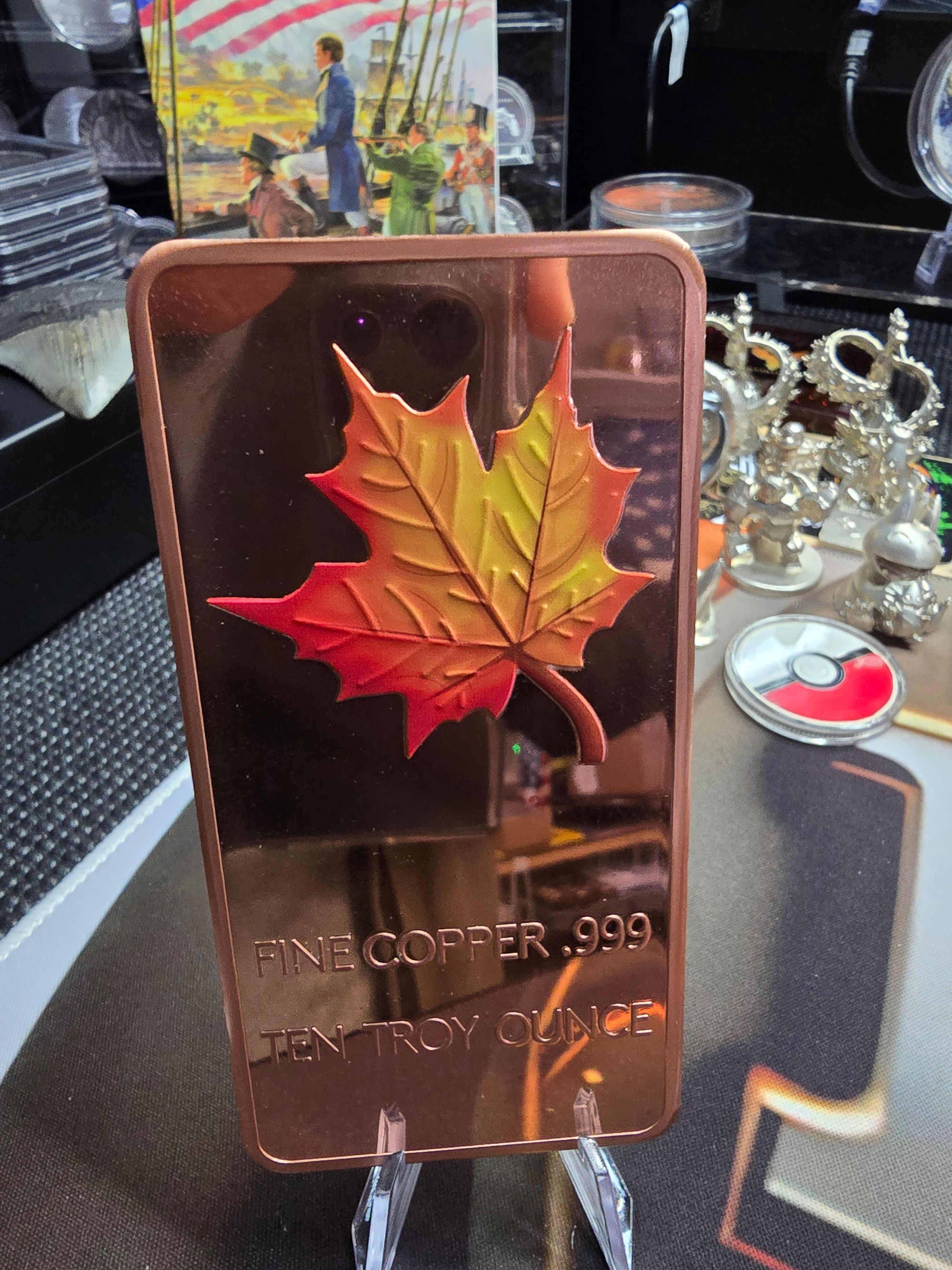 Maple Colorized Copper Bar