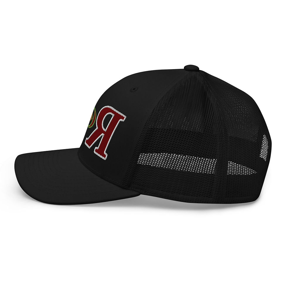 Thumbnail: Trucker Cap with Engines of Ruin "EoR" embroidered logo