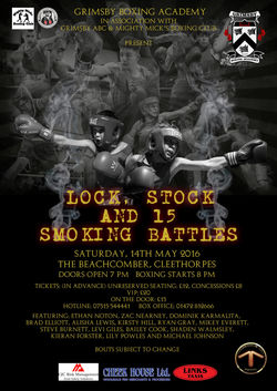 Amateur Boxing Fight Poster