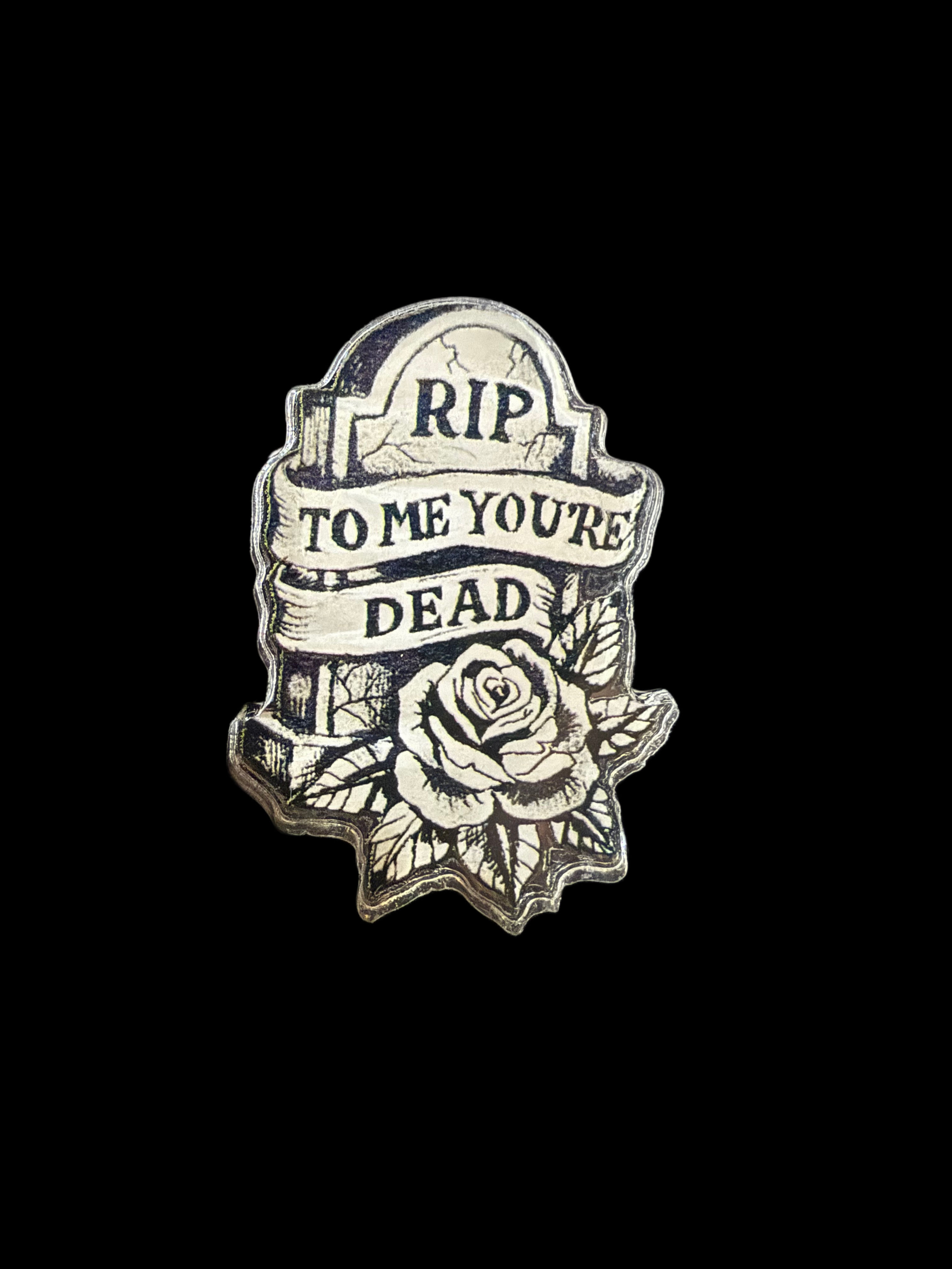 Gravestone pin