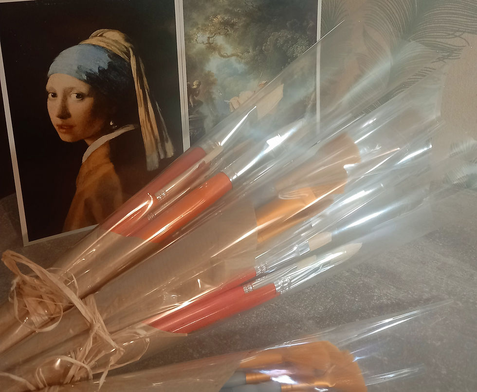 Miniature : Kit de pinceaux soie naturelle Artist Junior