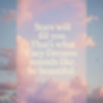 "Stars will fill you. That’s what Lucy Dreams sounds like. So beautiful."