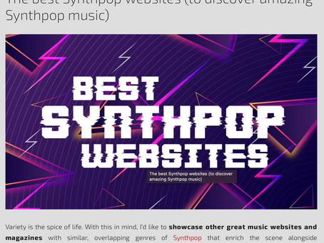 The best Synthpop websites.