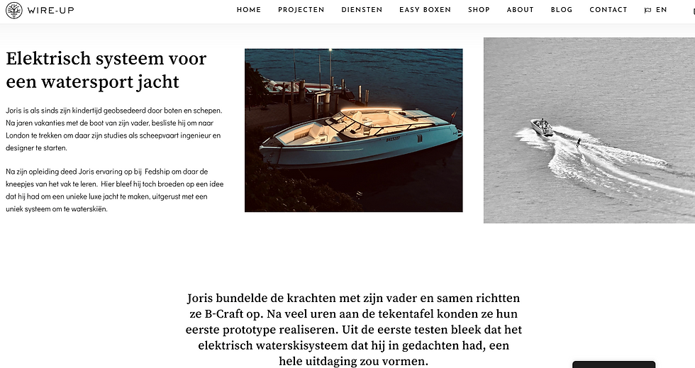 Tricera focust op speciale projecten van Wire-Up