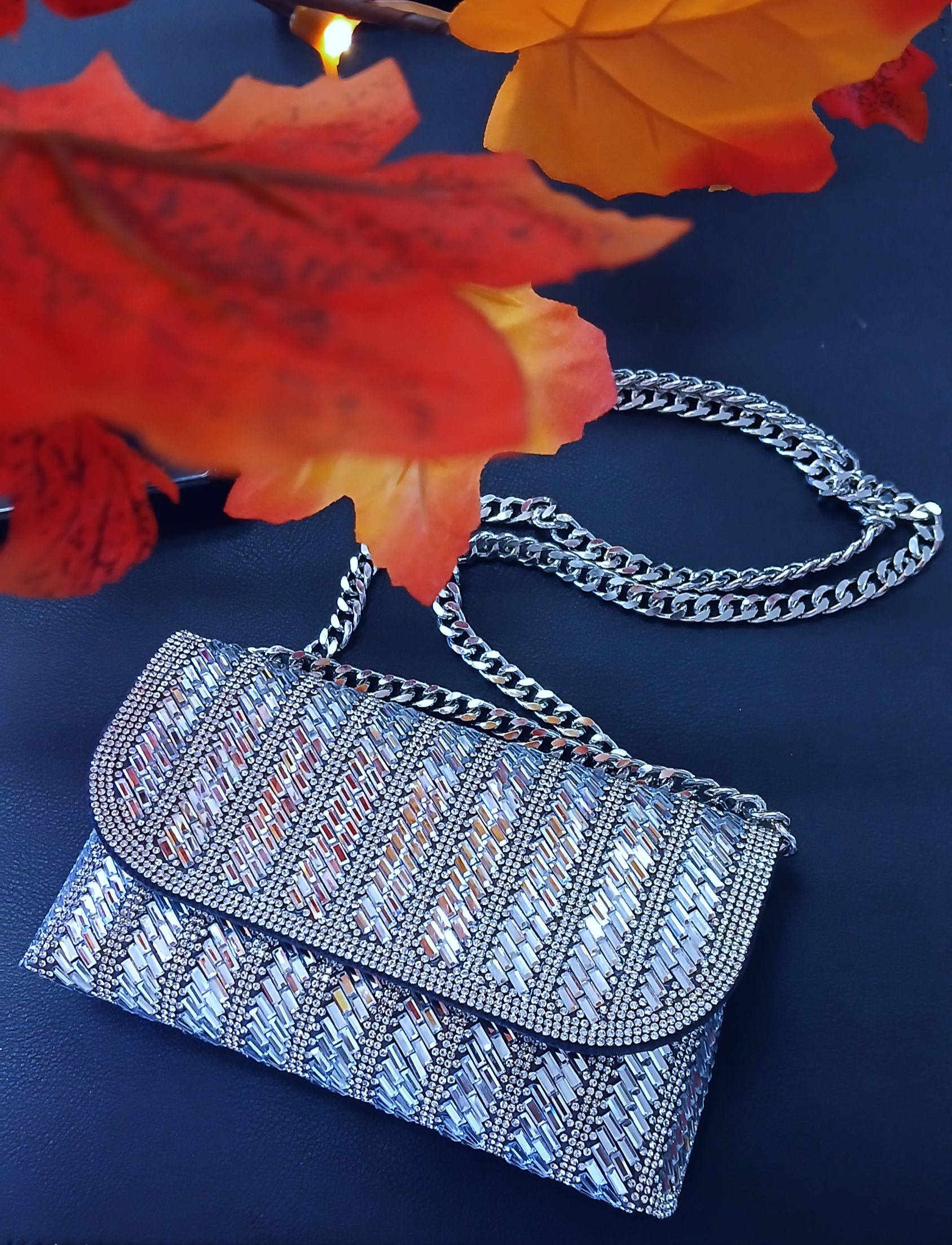Glamorous Rhinestone Clutch
