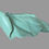Thumbnail: Turquoise leaf sculpture