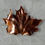 Thumbnail: Copper leaf ornament - distressed