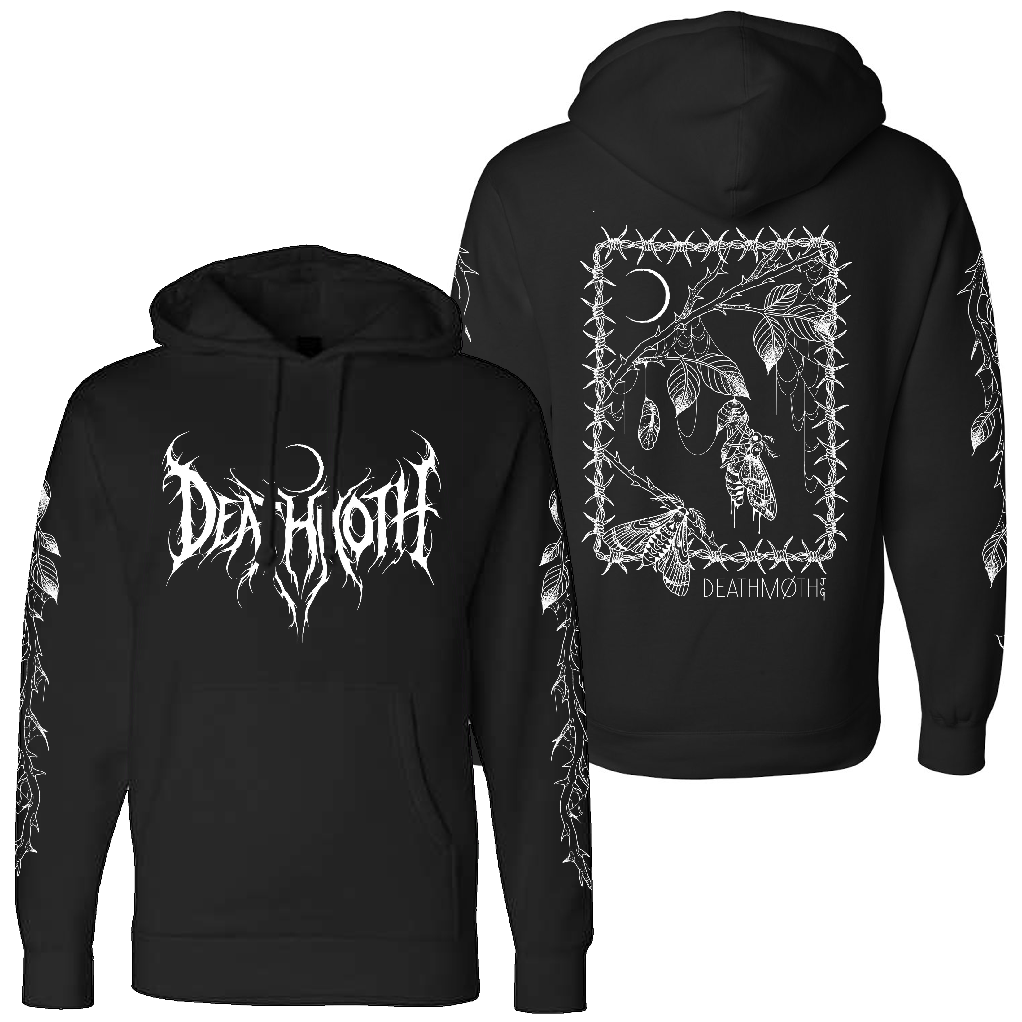 Hatching Heavyweight Hooded Sweatshirt