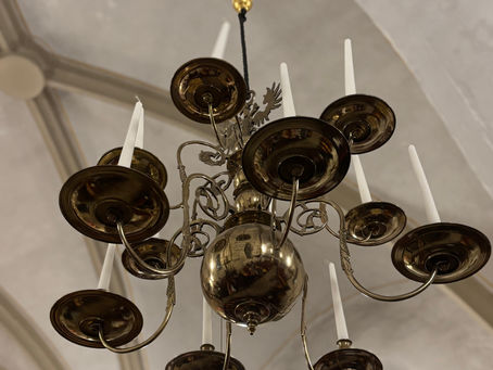 Kerzen in der Kirche Lüdersen