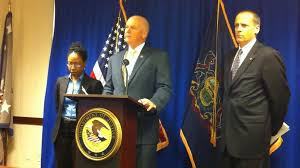 David Hickton, former U.S. Attorney for the Western District of PA announces the indictment of the men involved in this conspiracy in 2014.