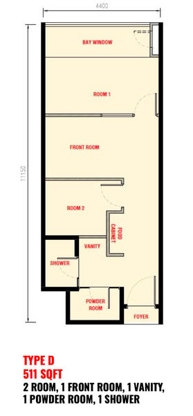 Bedrock Type D layout