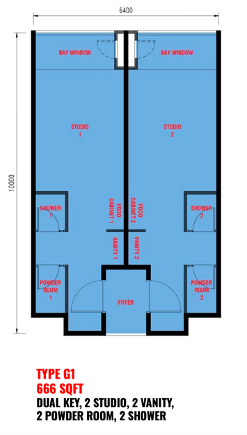 Bedrock Type G layout