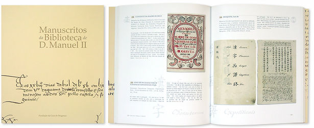 Design Catalogo Manuscritos João Ruas Fundação da Casa de Bragança