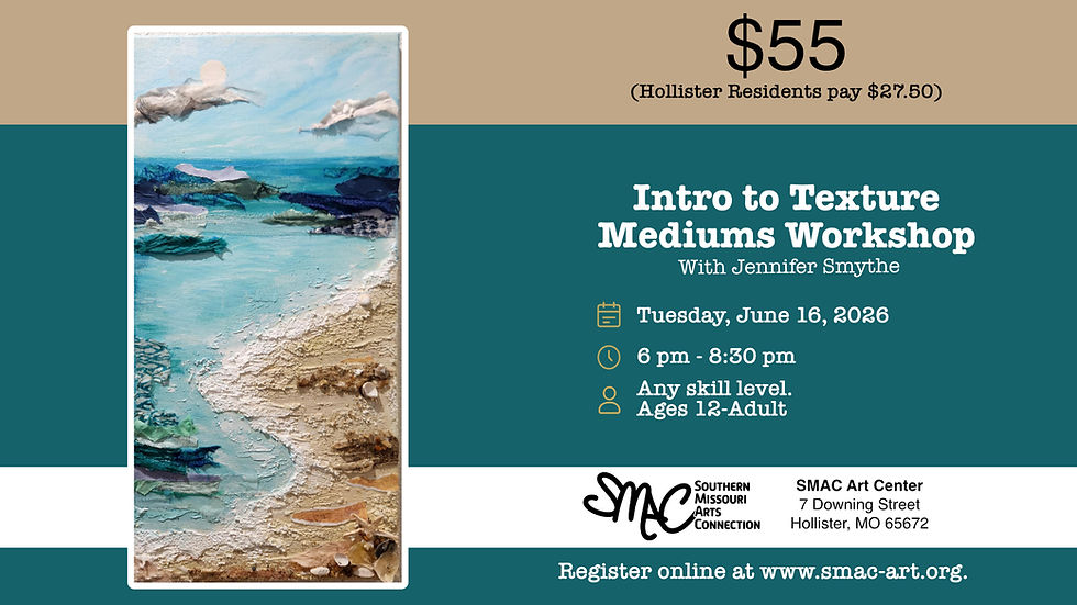 Intro to Texture Mediums Workshop with Jennifer Smythe
